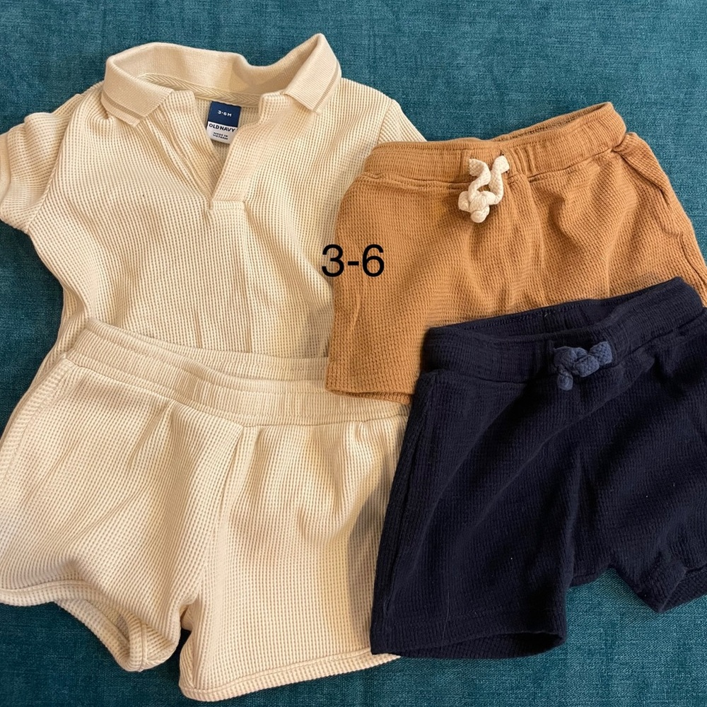 Old navy waffle knit boys bundle